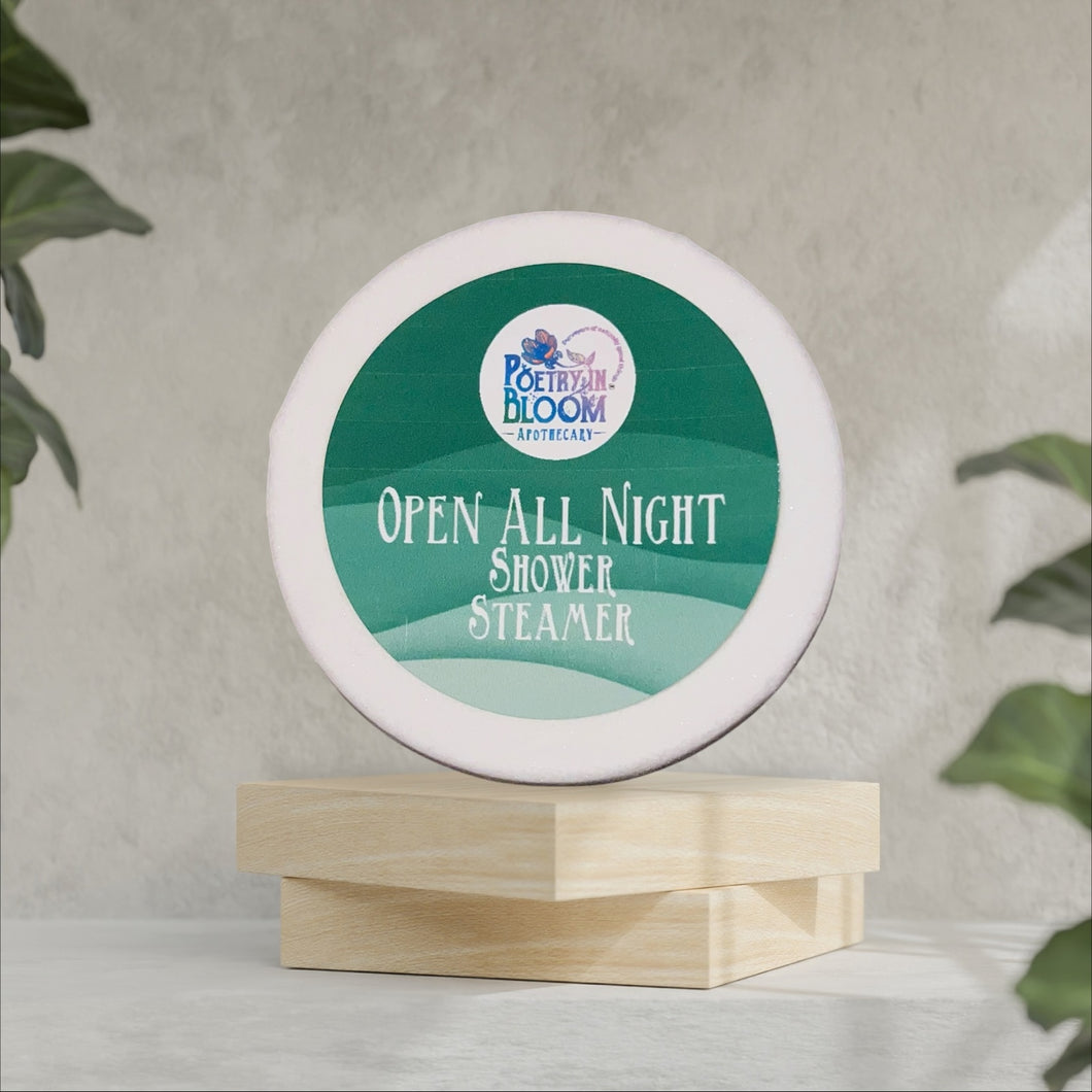 Open All Night decongestant shower steamer